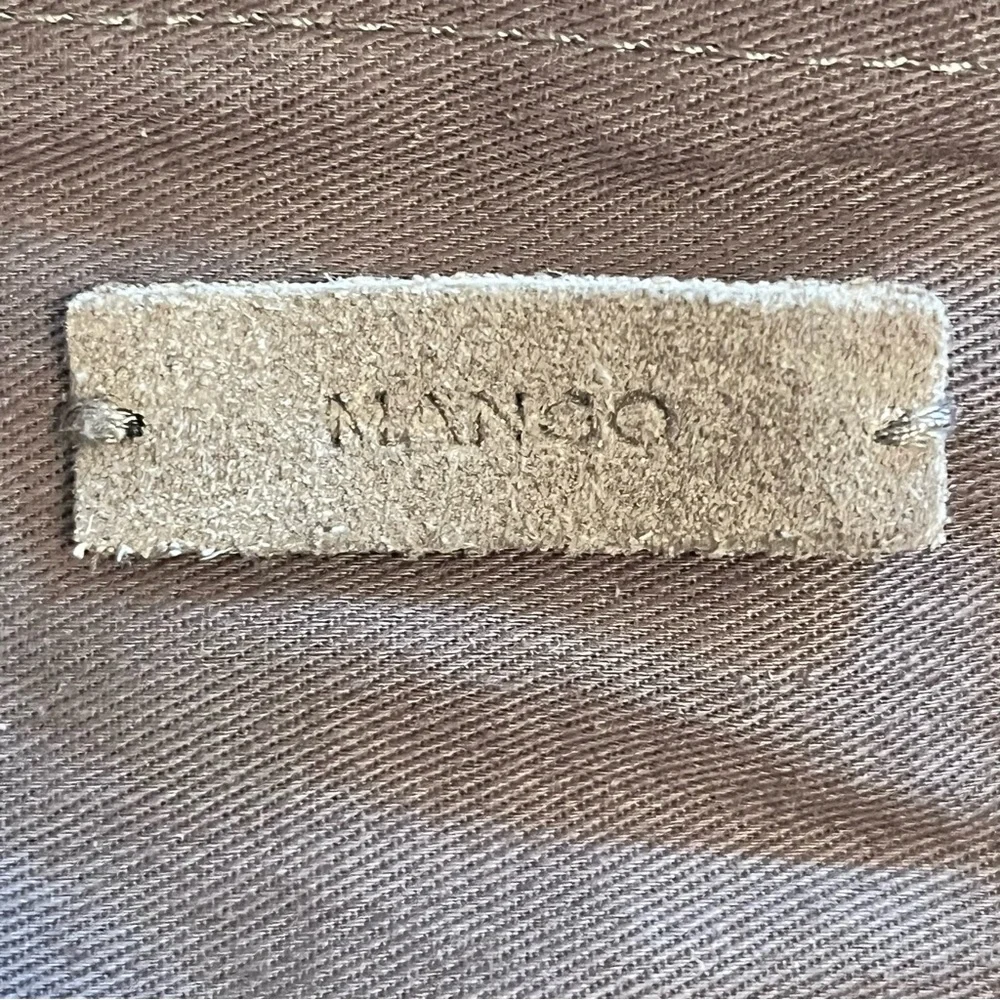 MANGO Suede Bucket Bag Crossbody Slouchy Shoulder Bag Purse Taupe Leather - Picture 3 of 11